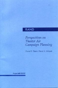 Paperback Perspectives on Theater Air Campaign Planning Book