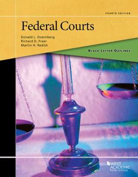 Paperback Black Letter Outline on Federal Courts (Black Letter Outlines) Book