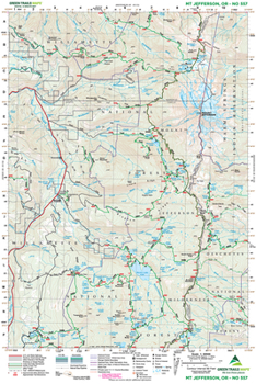 Map Mount Jefferson, or No. 557 Book
