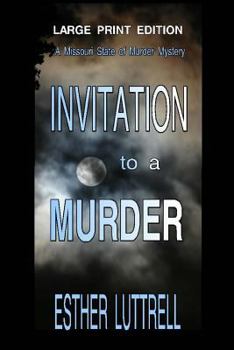 Paperback Invitation to a Murder - Large Print Edition Book