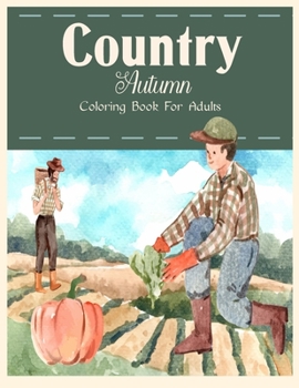 Paperback Country Autumn Coloring Book