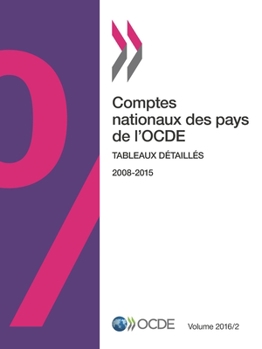 Paperback Comptes nationaux des pays de l'OCDE, Volume 2016 Numéro 2 [French] Book
