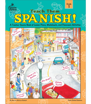 Paperback Teach Them Spanish!, Grade 3 Book