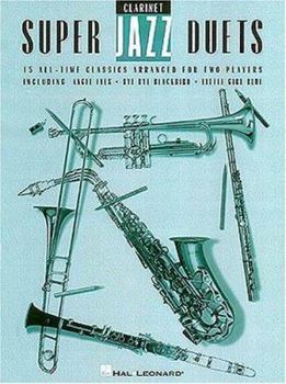 Paperback Super Jazz Duets Clarinet Book