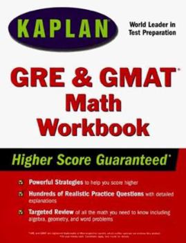 Paperback Kaplan GRE / GMAT Math Workbook Book