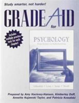 Paperback Grade Aid Student Workbook with Practice Tests for Psychology: From Inquiry to Understanding Book