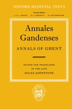 Hardcover Annales Gandenses: Annals of Ghent Book