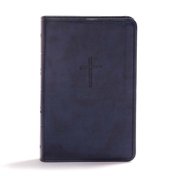 Imitation Leather CSB Compact Bible, Value Edition, Navy Leathertouch Book