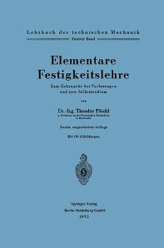 Paperback Elementare Festigkeitslehre [German] Book