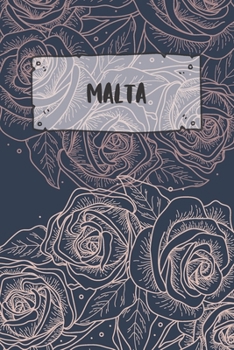 Paperback Malta: Ruled Travel Diary Notebook or Journey Journal - Lined Trip Pocketbook for Men and Women with Lines Book