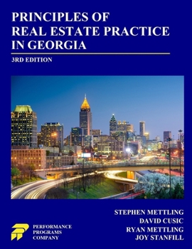 Paperback Principles of Real Estate Practice in Georgia: 3rd Edition Book