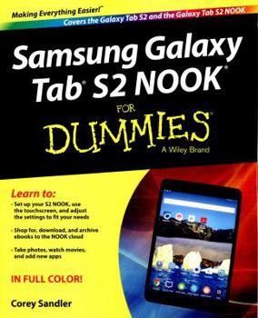 Paperback Samsung Galaxy Tab S2 Nook for Dummies Book