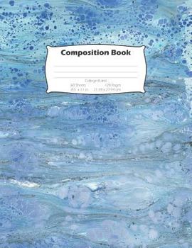 Composition Notebook : College Ruled Composition Marble Notebook, 120-Page, Marble Cover