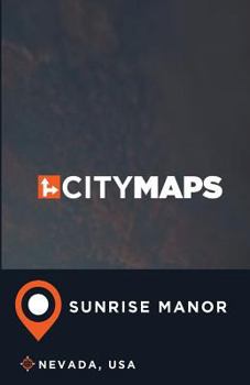 Paperback City Maps Sunrise Manor Nevada, USA Book