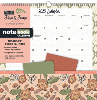 Office Product Flora & Fauna 2023 Note Nook(tm) Book