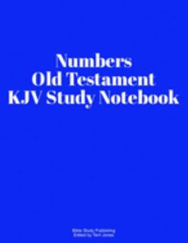 Paperback Numbers Old Testament KJV Study Notebook Book