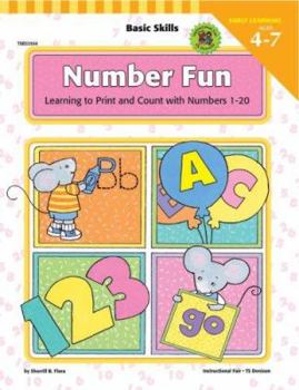 Paperback Basic Skills Number Fun Book