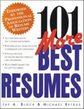 Paperback 101 More Best Resumes Book
