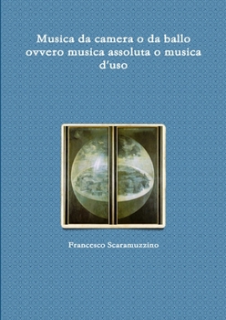 Paperback musica da camera o da ballo [Italian] Book