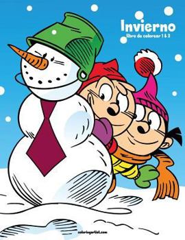 Paperback Invierno libro de colorear 1 & 2 [Spanish] Book