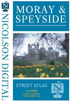 Paperback Moray Speyside Street Atlas Book