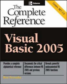 Paperback Visual Basic 2005: The Complete Reference Book