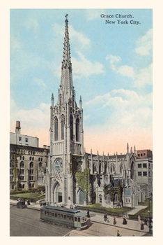 Paperback Vintage Journal Grace Church, New York City Book