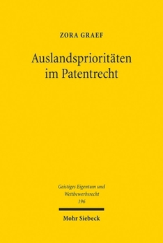 Paperback Auslandsprioritaten Im Patentrecht: Eine Empirische Analyse [German] Book