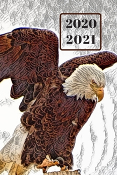 Patriotic American White & Brown Bald Eagle Dated Calendar Planner 2 years To-Do Lists,Tasks, Notes Appointments: Pretty Small Pocket/Purse Size ... Dec 2022, 25 months Weekly Planner Book)