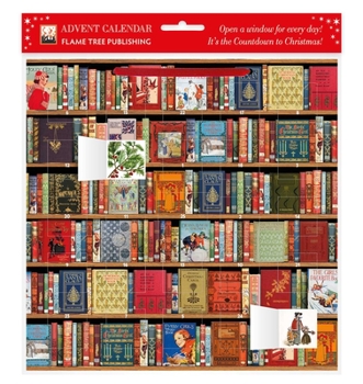Calendar Bodleian Libraries: Christmas Bookshelves Advent Calendar (with Stickers) Book