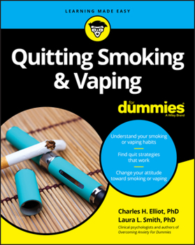 Paperback Quitting Smoking & Vaping for Dummies Book