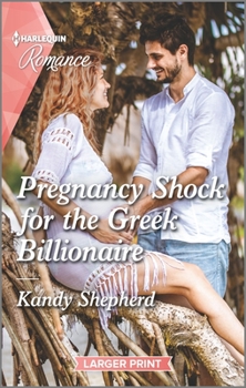 Mass Market Paperback Pregnancy Shock for the Greek Billionaire [Large Print] Book