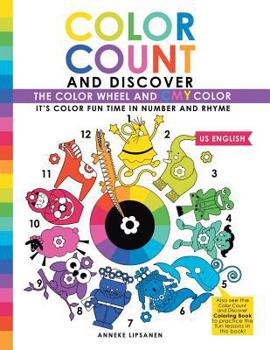 Paperback Color Count and Discover: The Color Wheel and CMY Color Book