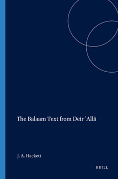 Paperback The Balaam Text from Deir `Allã Book