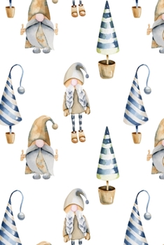 Merry Christmas Scandinavian Elf Gnome Tree Notebook: Celebrating the holiday spirit while being organized!