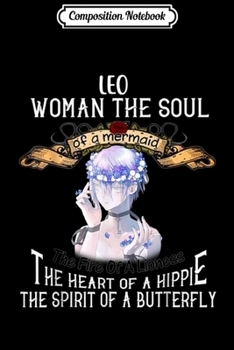 Paperback Composition Notebook: LEO WOMAN THE SOUL Journal/Notebook Blank Lined Ruled 6x9 100 Pages Book