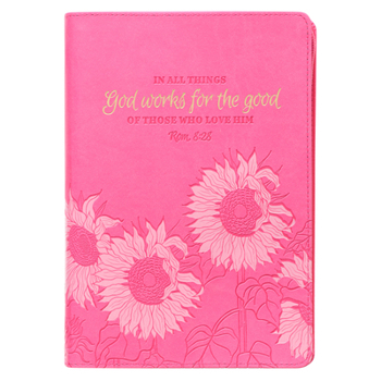 Imitation Leather Journal Classic Zip God Works for the Good Rom. 8:28 Book