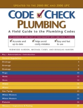 Paperback Code Check Plumbing: A Field Guide to the Plumbing Codes Book