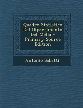 Paperback Quadro Statistico del Dipartimento del Mella [Italian] Book