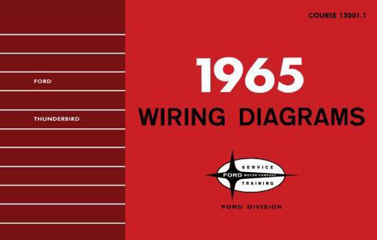 Plastic Comb 1965 Ford Car & Thunderbird Wiring Diagrams By Detroit Iron Book