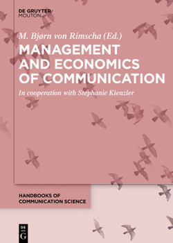 Hardcover Management and Economics of Communication Book