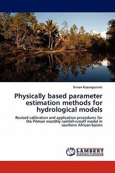 Paperback Physically based parameter estimation methods for hydrological models Book