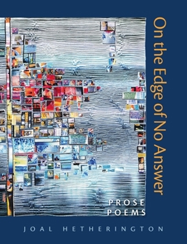 Paperback On the Edge of No Answer: Prose Poems Book
