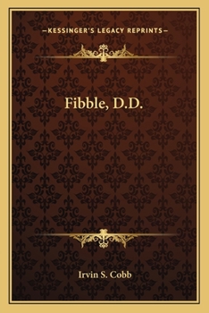 Paperback Fibble, D.D. Book