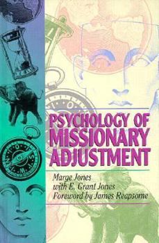 Hardcover Psychology of Missionary Adjustment Book