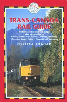 Paperback Trans-Canada Rail Guide Book