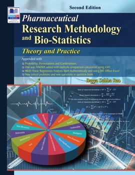 Hardcover Pharmaceutical Research Methodology & Bio-Statistics: Theory & Practice Book