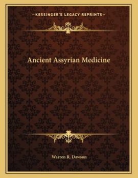 Paperback Ancient Assyrian Medicine Book