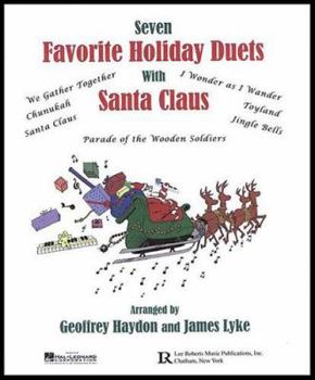 Paperback Seven Favorite Holiday Duets with Santa Claus [With CD (Audio)] Book