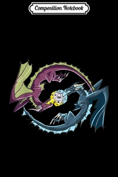 Paperback Composition Notebook: RPG Dice Boardgame battle Dragons Pen and Paper Role Playing Journal/Notebook Blank Lined Ruled 6x9 100 Pages Book